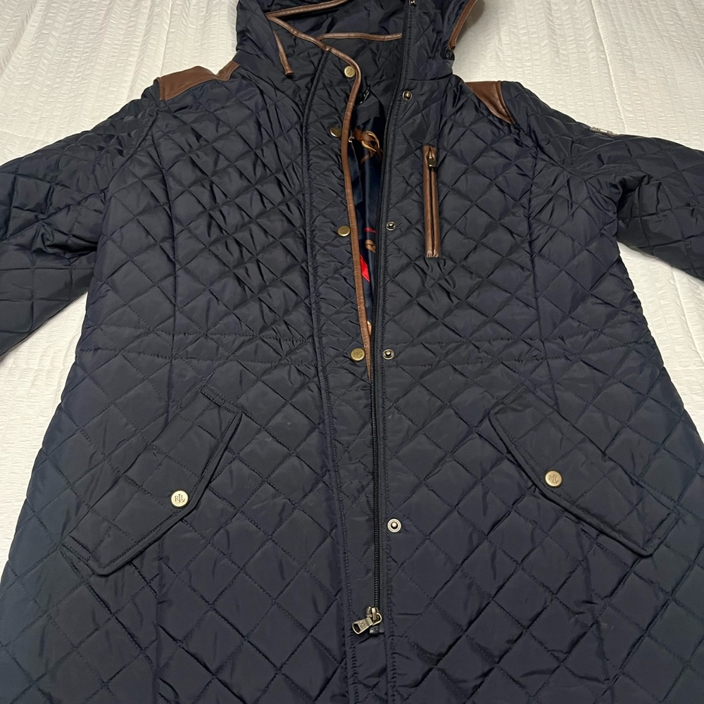 Navy Ralph Lauren Quilted Women's Jacket